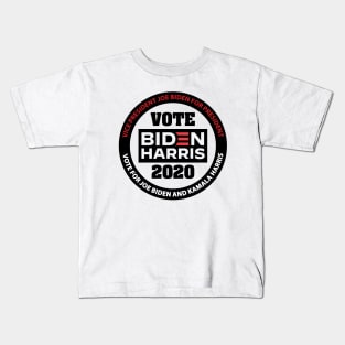 Vote Biden Harris 2020 - in Black and Red Kids T-Shirt